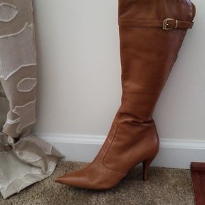 Tan boots
